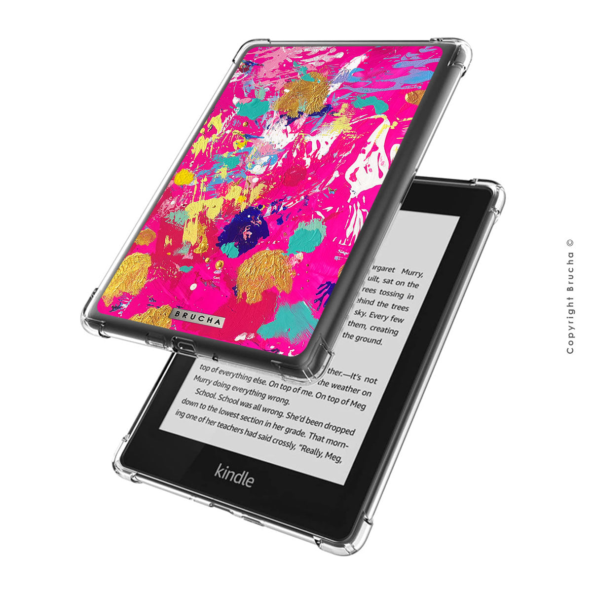 Funda ultra protectora para Kindle pintada a mano pieza única - Diamond