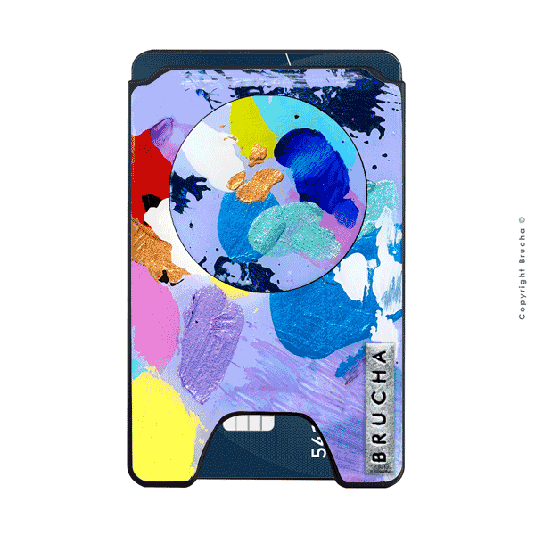 Cartera MagSafe con phone holder incluido handpainted - Beauty