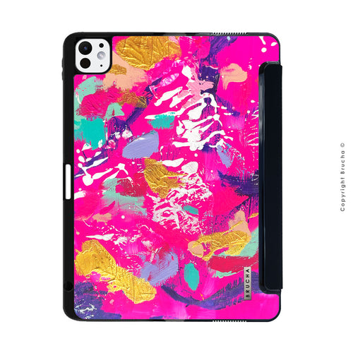 Funda ultra protectora para iPad pintada a mano pieza única - Crown