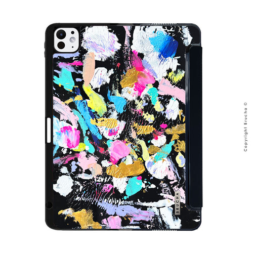 Funda ultra protectora para iPad pintada a mano pieza única - Bilbao