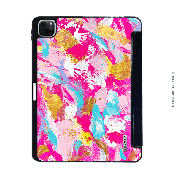 Funda ultra protectora para iPad pintada a mano pieza única - Riga