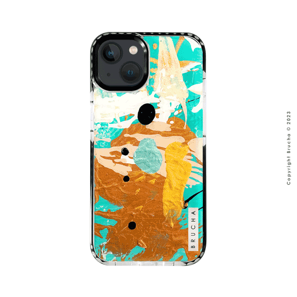 Funda ultra protectora pintada a mano para iPhone 13 - Hash