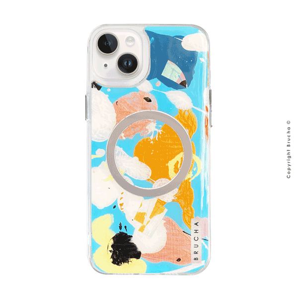 Funda ultra protectora pintada a mano para iPhone 14/15 Plus – Kai