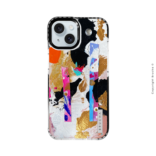 Funda ultra protectora pintada a mano para iPhone 15 - Flora