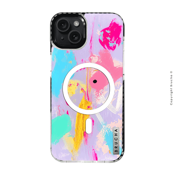 Funda Magsafe ultra protectora pintada a mano para iPhone 14/15 Plus – Romina