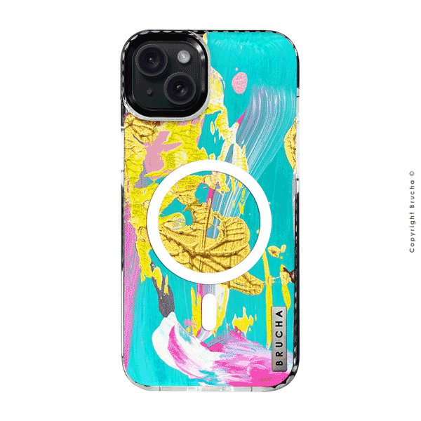 Funda Magsafe ultra protectora pintada a mano para iPhone 14/15 Plus – Ken