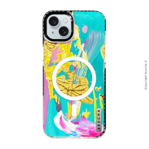 Funda Magsafe ultra protectora pintada a mano para iPhone 14/15 Plus – Ken