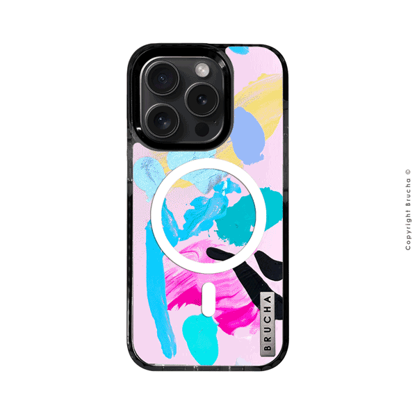 Funda Magsafe ultra protectora pintada a mano para iPhone 15 Pro - Ghent