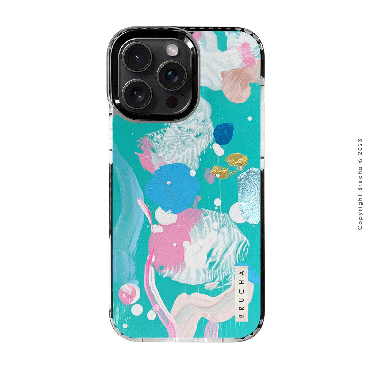 Funda ultra protectora pintada a mano para iPhone 15 Pro Max - Lyon