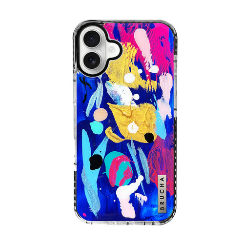 Funda ultra protectora pintada a mano para iPhone 16 Plus - Bank