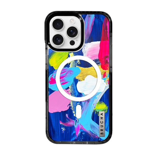 Funda Magsafe ultra protectora pintada a mano para iPhone 16 Pro Max - Glow