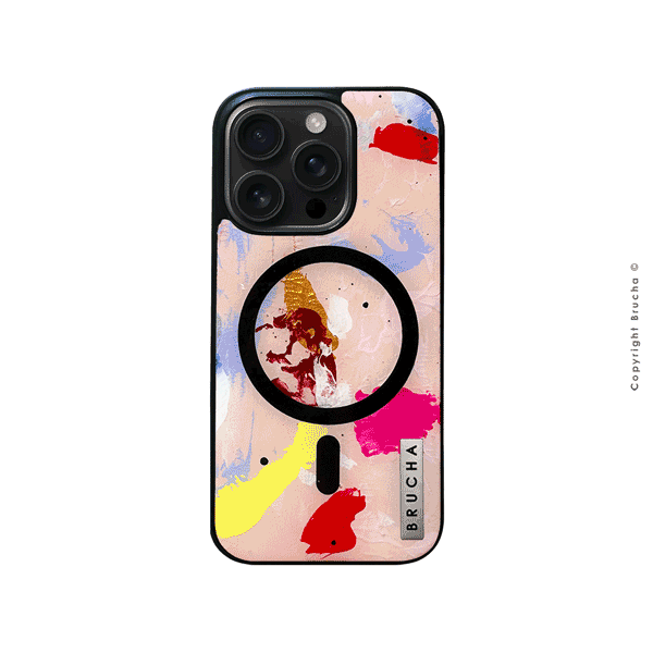 Funda Magsafe ultra protectora pintada a mano para iPhone 16 Pro - Román