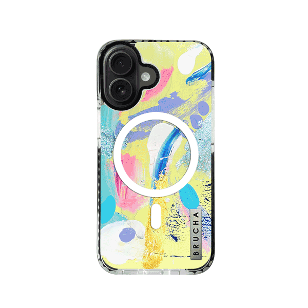 Funda ultra protectora pintada a mano para iPhone 16 - Banana