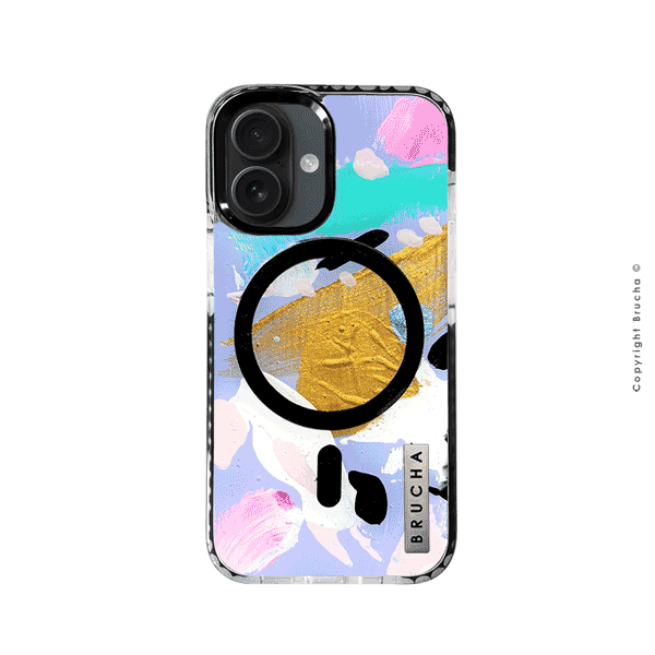 Funda Magsafe ultra protectora pintada a mano para iPhone 16 - Play