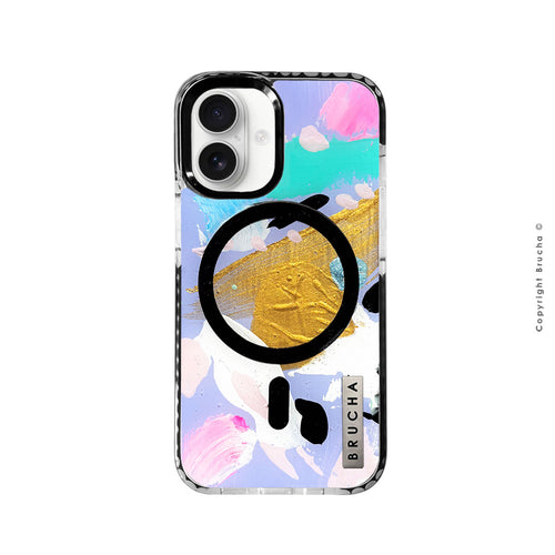 Funda Magsafe ultra protectora pintada a mano para iPhone 16 - Play