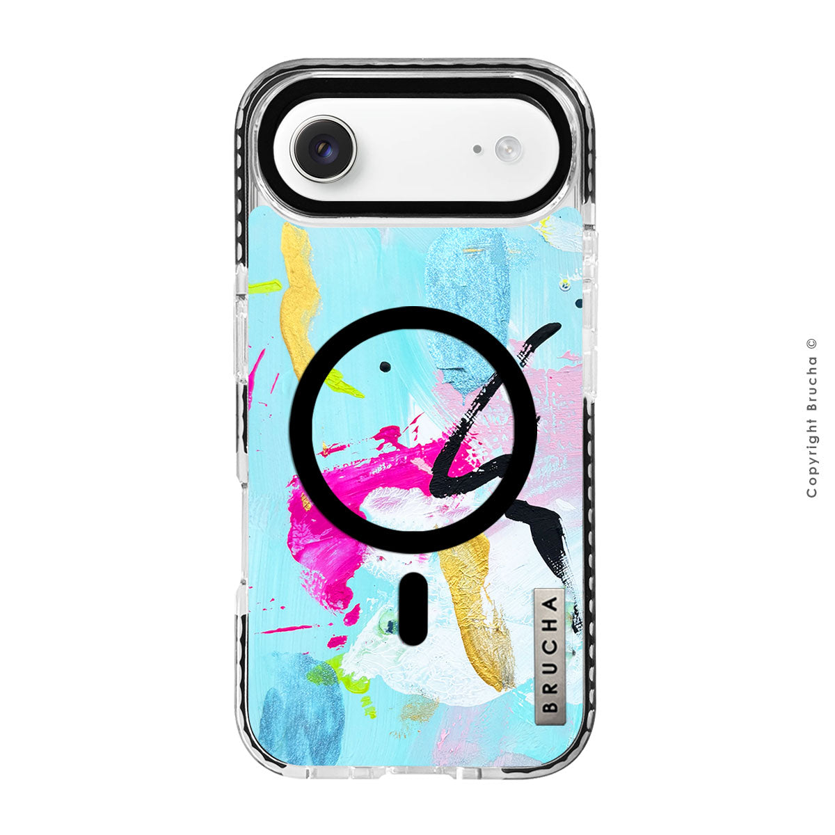 Funda Magsafe ultra protectora pintada a mano para iPhone 17 Air - Cleo