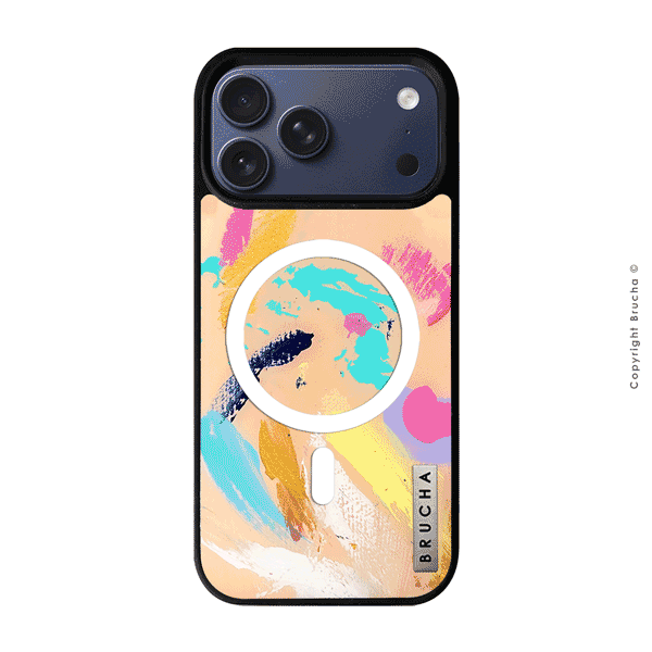 Funda Magsafe ultra protectora pintada a mano para iPhone 17 Pro Max - Bieber