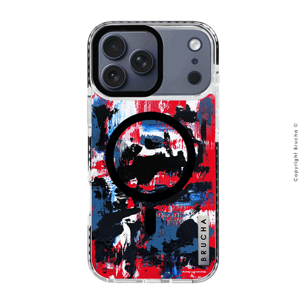 Funda Magsafe ultra protectora pintada a mano para iPhone 17 Pro Max - Zinedine