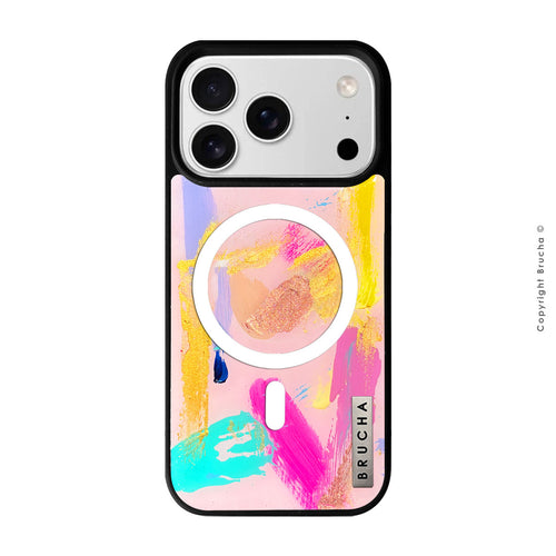 Funda Magsafe ultra protectora pintada a mano para iPhone 17 Pro Max - Castaño