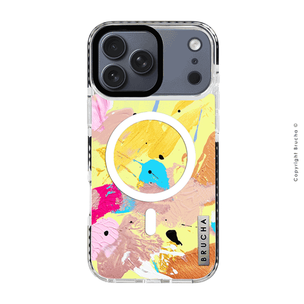 Funda Magsafe ultra protectora pintada a mano para iPhone 17 Pro Max - Pigalle