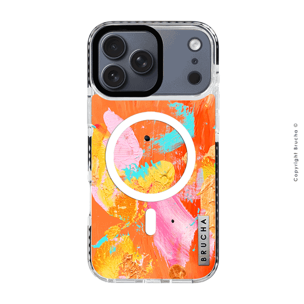 Funda Magsafe ultra protectora pintada a mano para iPhone 17 Pro - Demna