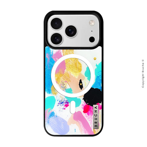 Funda MagSafe ultra protectora pintada a mano para iPhone 17 Pro - Sonoma