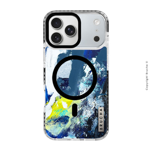 Funda Magsafe ultra protectora pintada a mano para iPhone 17 Pro - Calvin