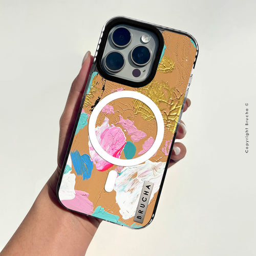 Funda Magsafe ultra protectora pintada a mano para iPhone 16 Pro Max - Tour