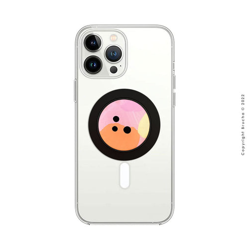 Phone Holder con imán Magsafe pintado a mano con funda transparente protectora incluida - Dot