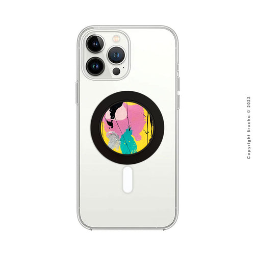 Phone Holder con imán Magsafe pintado a mano con funda transparente protectora incluida - Lonk