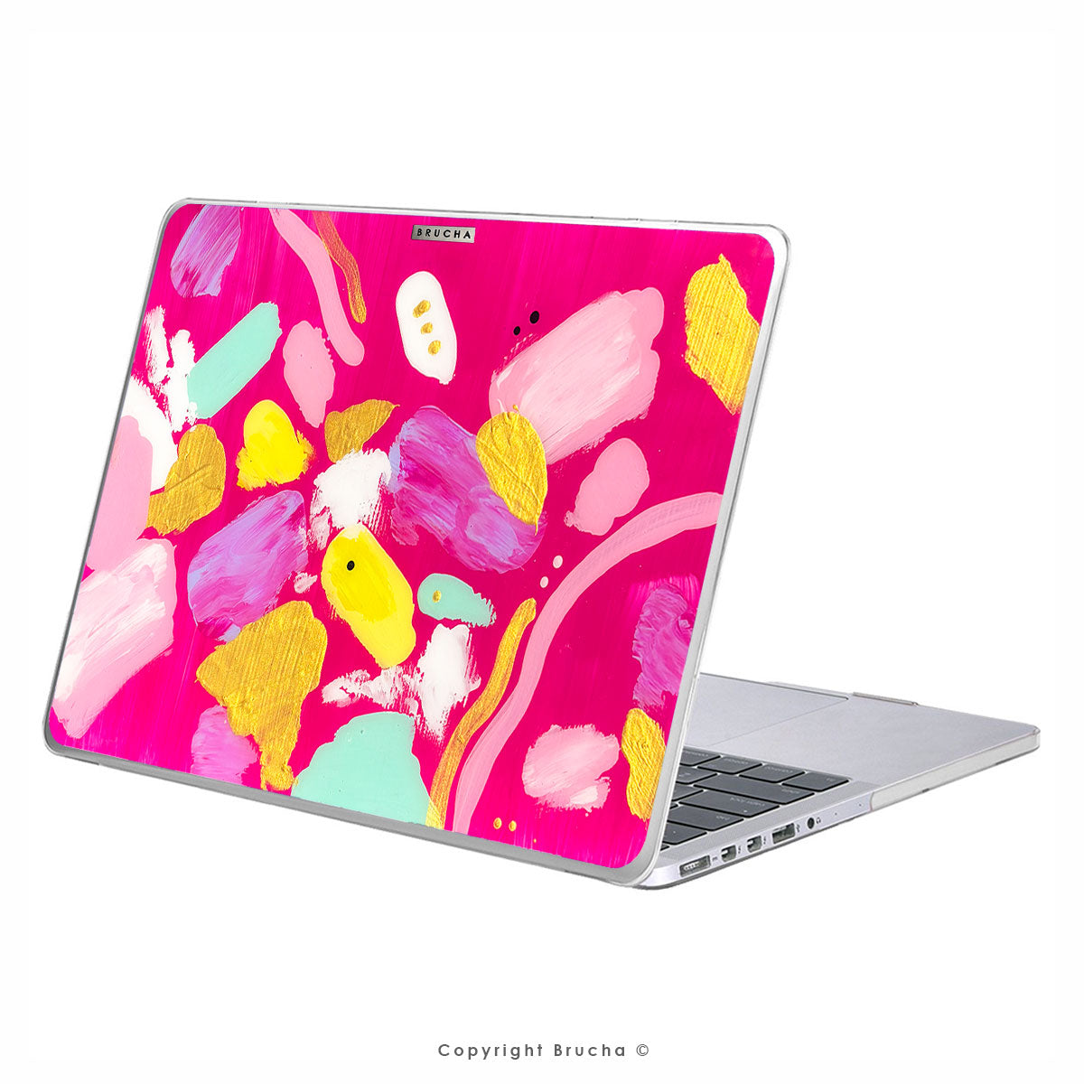 Funda ultra protectora para MacBook pintada a mano pieza única - Alice
