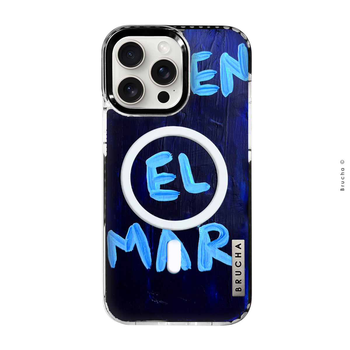 Funda Magsafe ultra protectora pintada a mano para iPhone - En el Mar