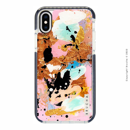 Funda ultra protectora pintada a mano para iPhone X Max - Kampala