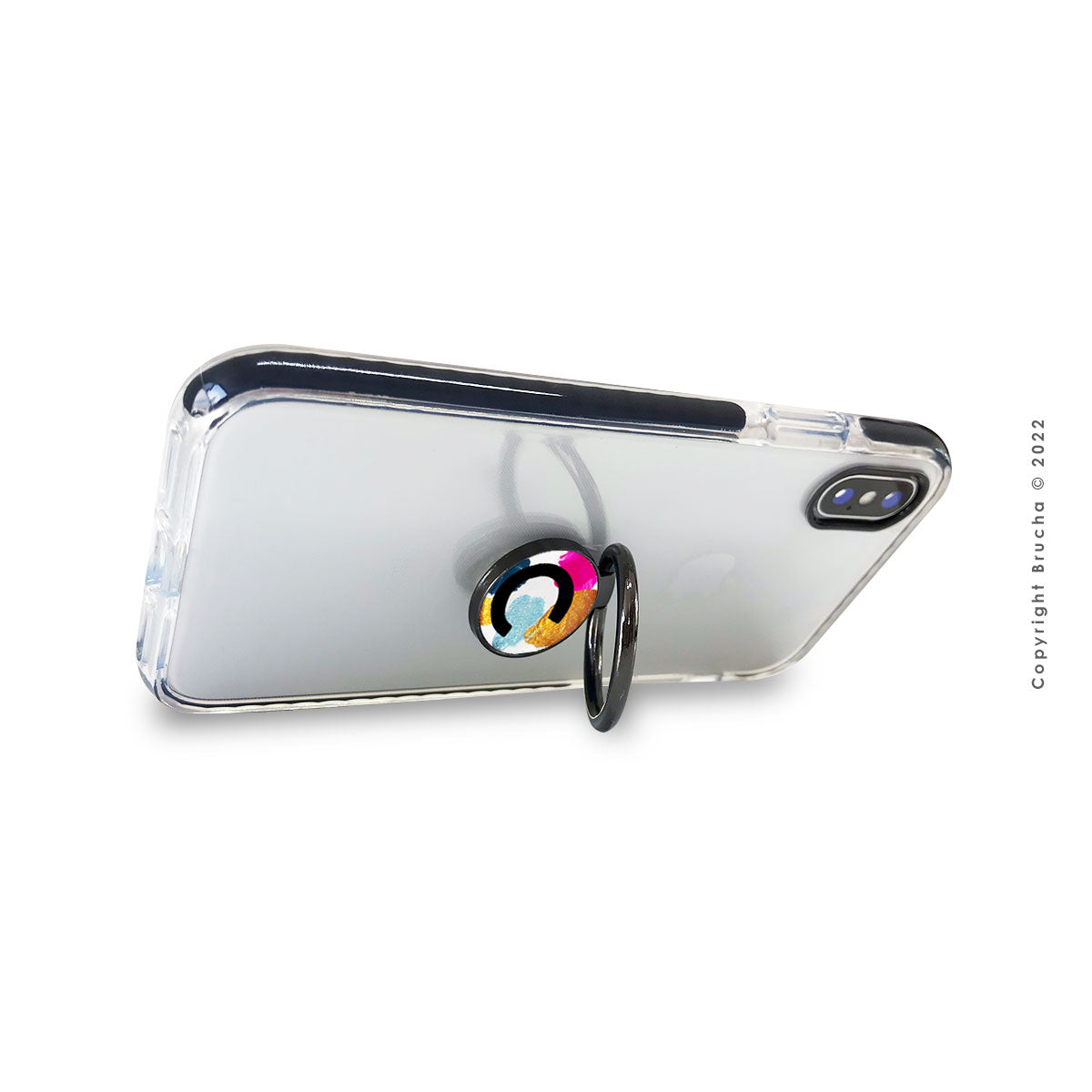 Ring Phone Holder - Sujetador para el celular universal pintado a mano - C