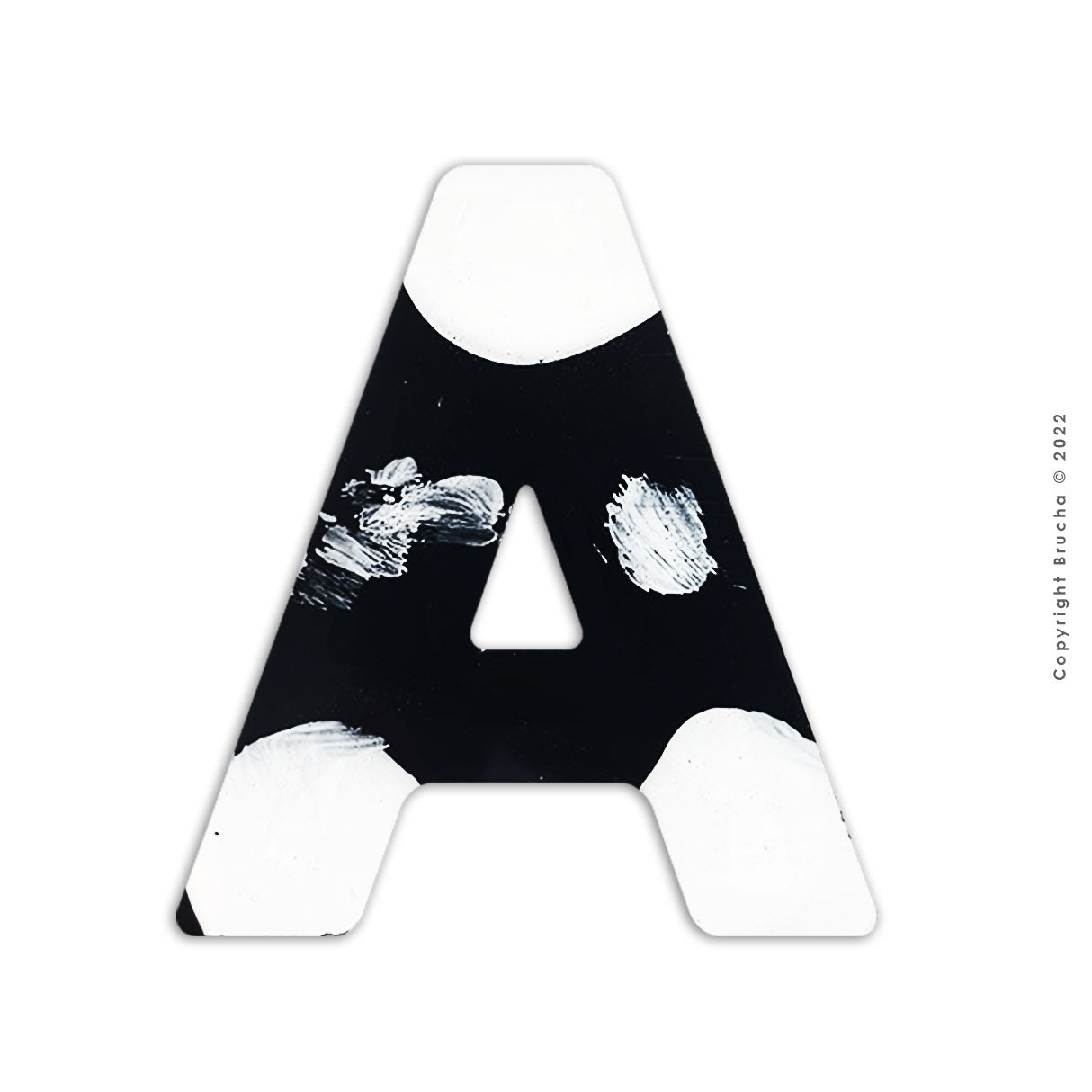 A -B&W colección sticker