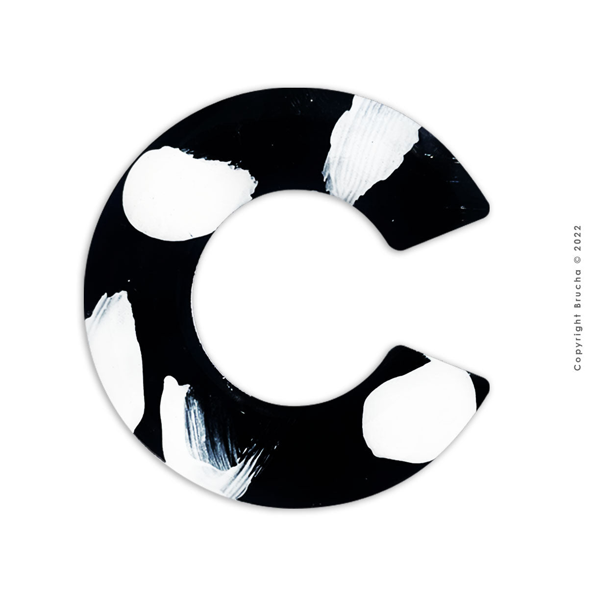 C -B&W colección sticker