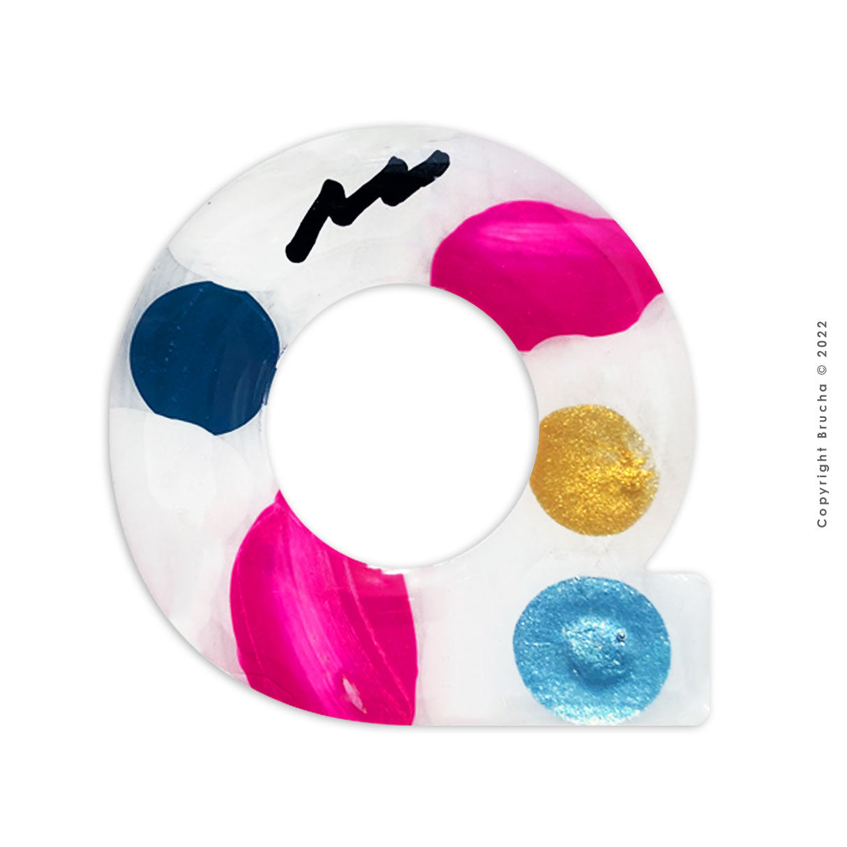 Q -colores colección sticker