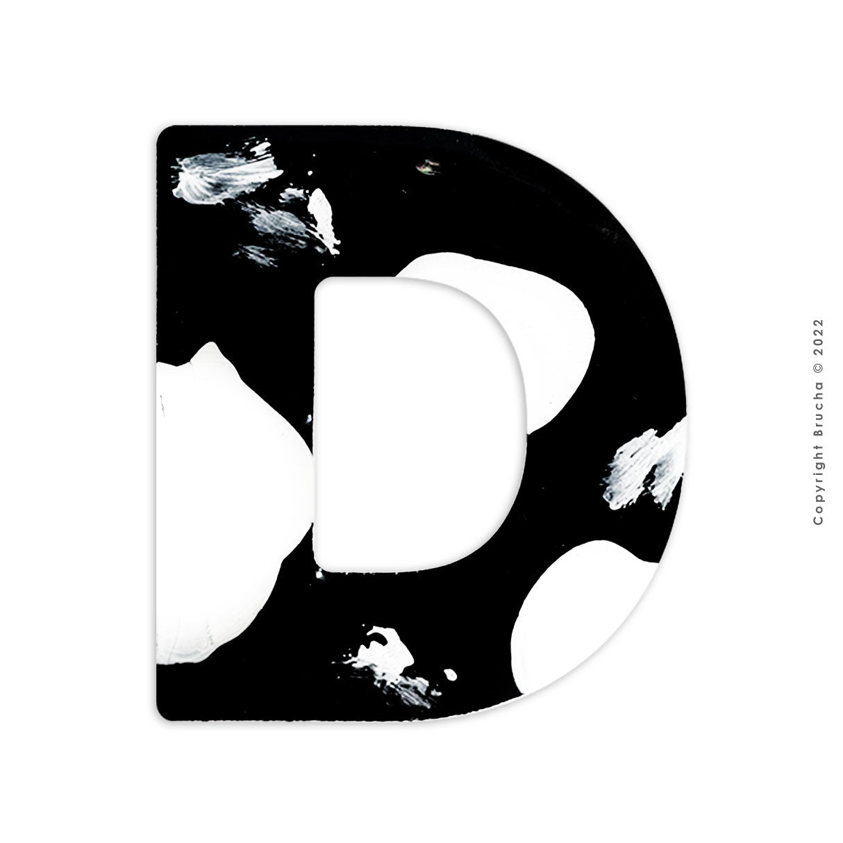 D -B&W colección sticker