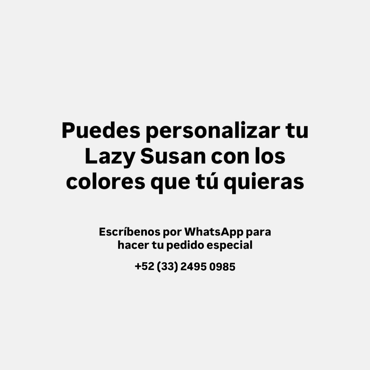 Lazy Susan - Personalizada
