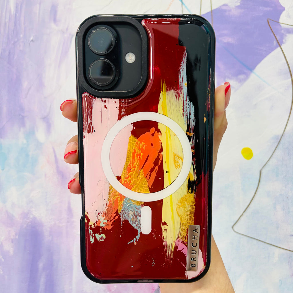 Funda ultra protectora pintada a mano para iPhone 16 Plus - Zambi