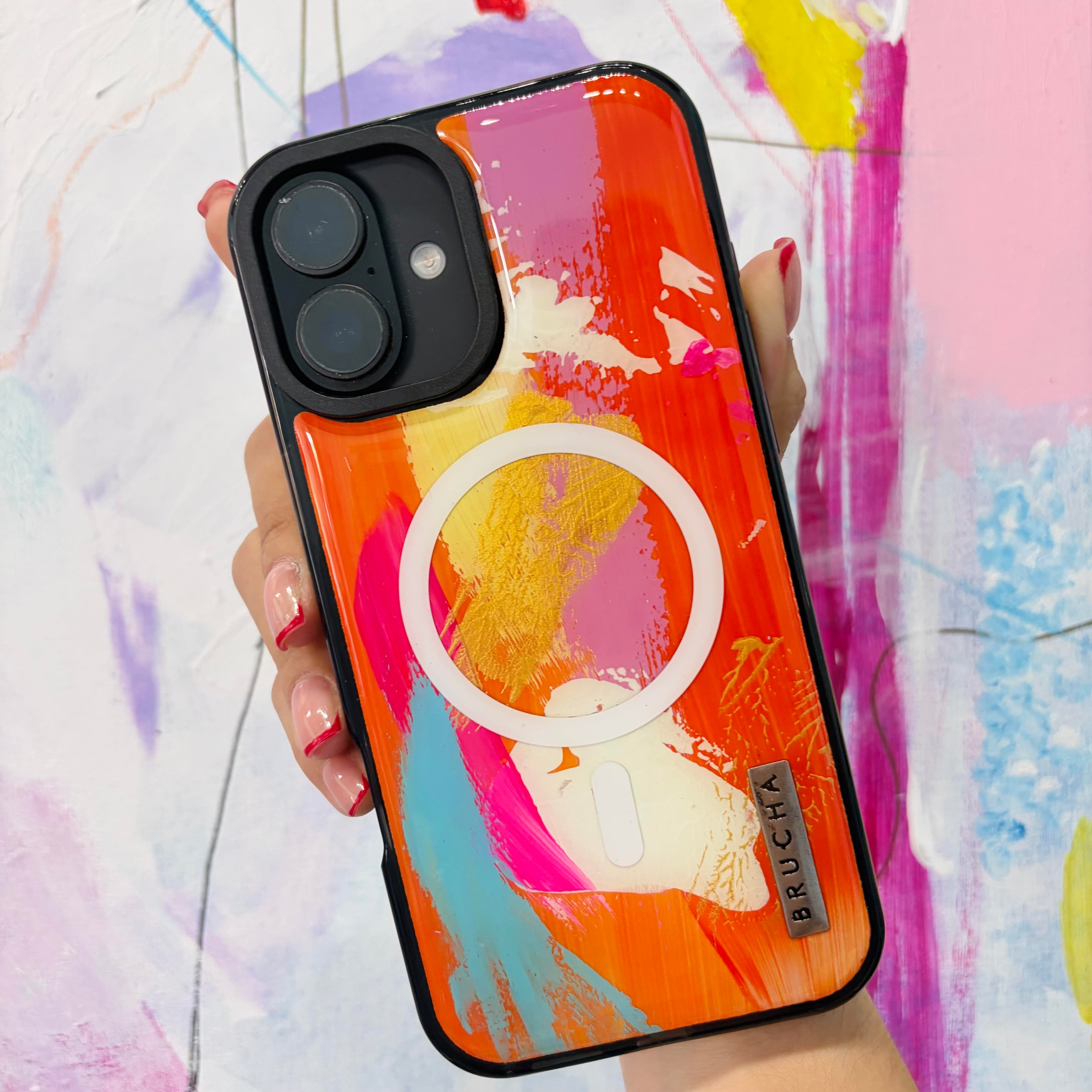 Funda ultra protectora pintada a mano para iPhone 16 Plus - Pana