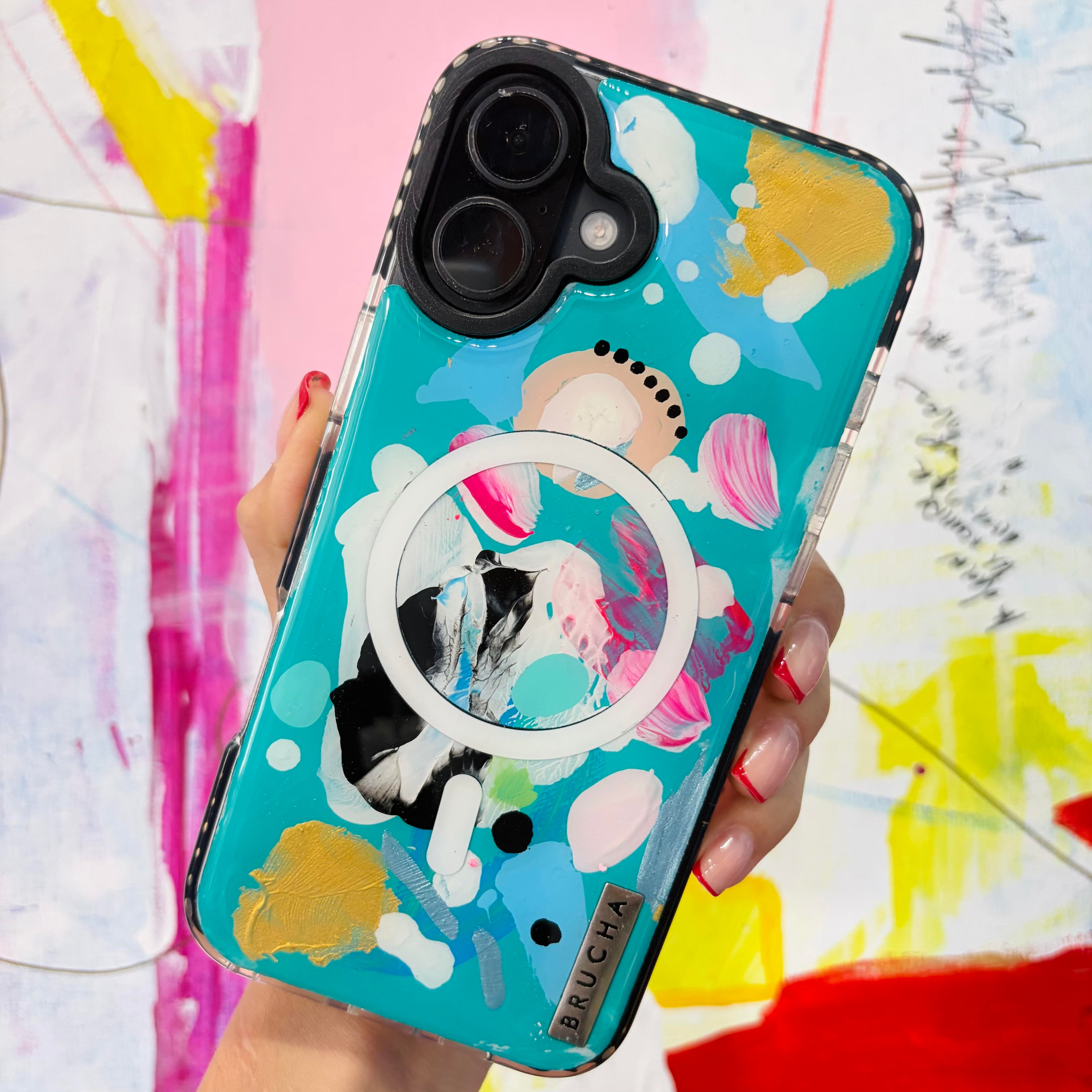 Funda ultra protectora pintada a mano para iPhone 16 Plus - Daka