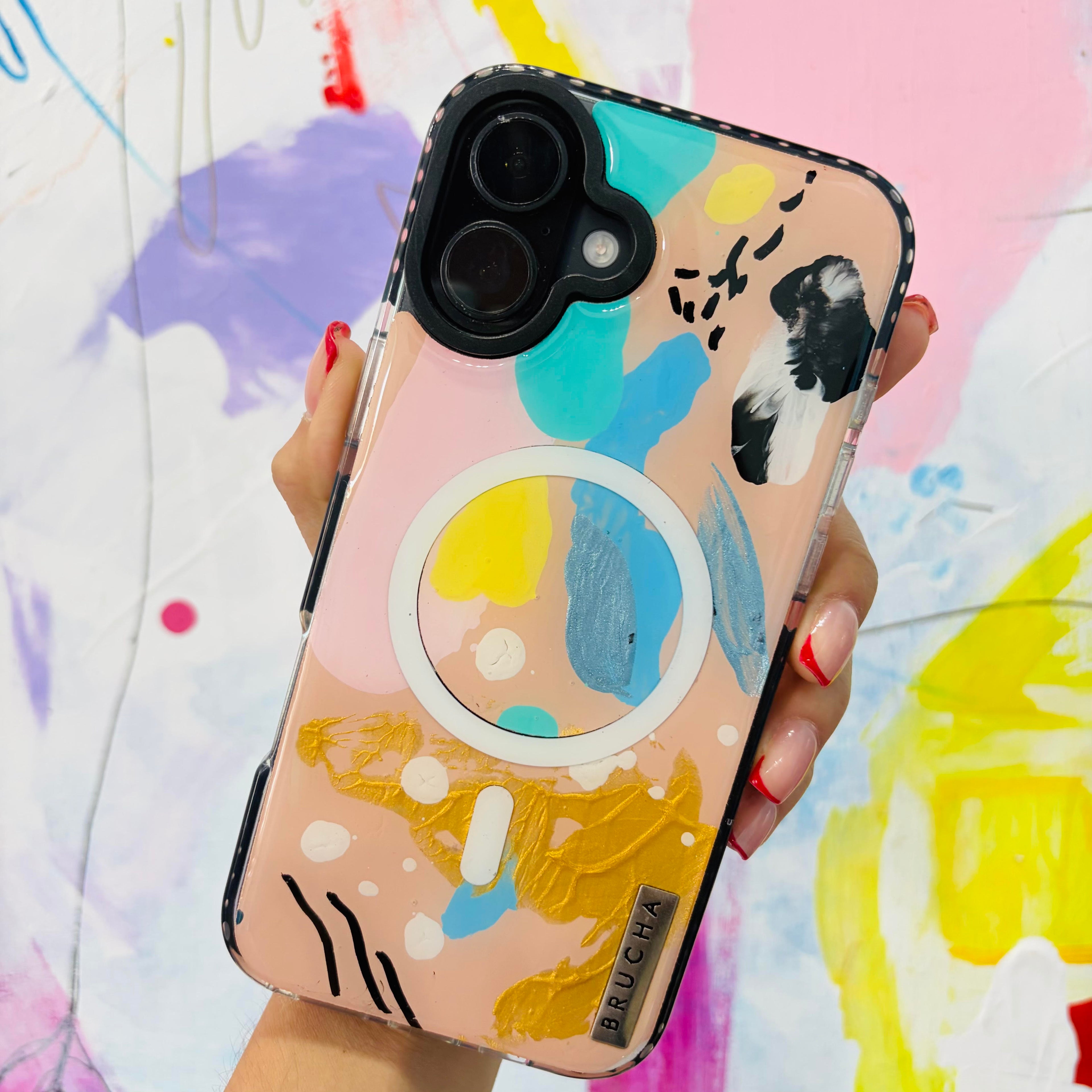 Funda ultra protectora pintada a mano para iPhone 16 Plus - Congo