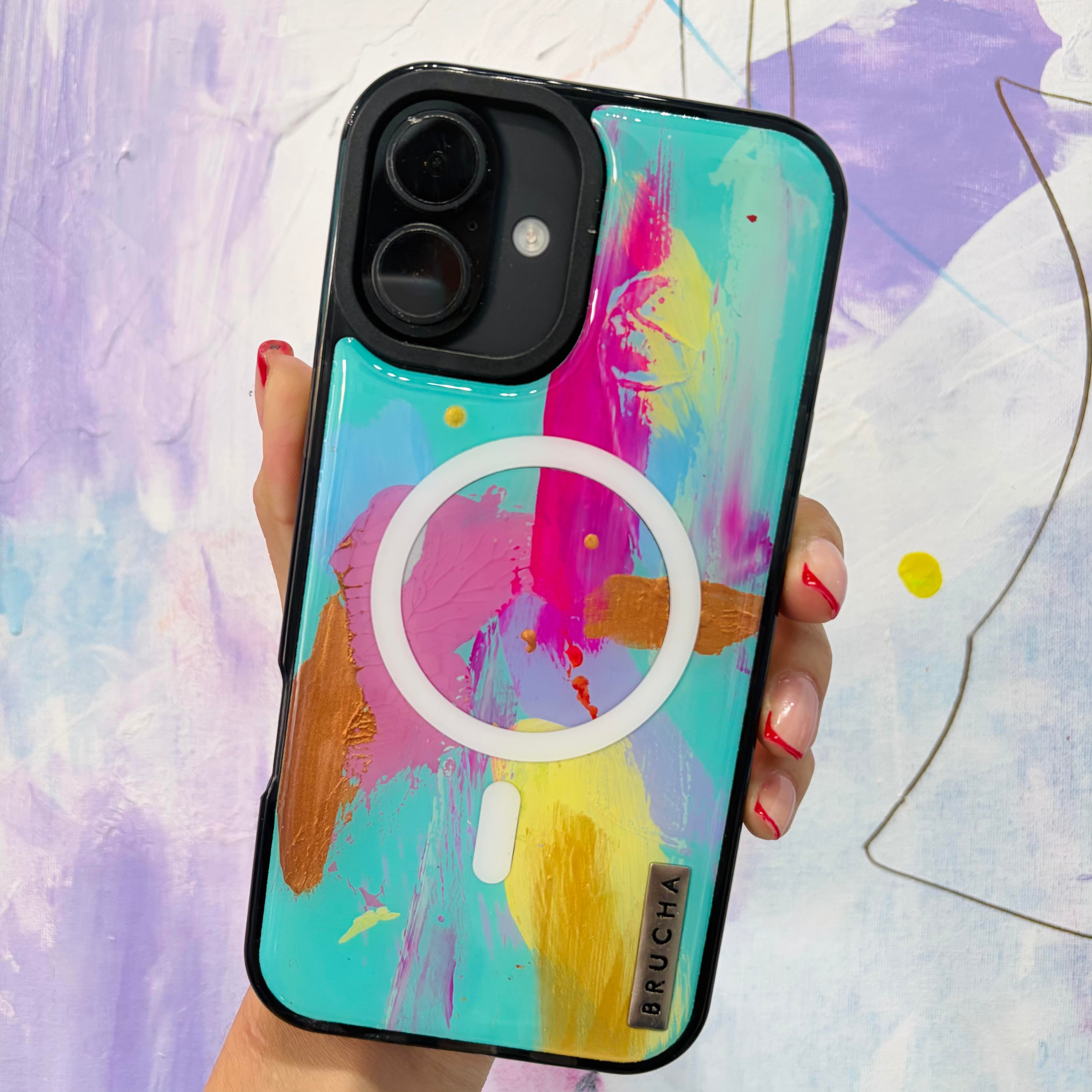 Funda ultra protectora pintada a mano para iPhone 16 Plus - Ghana