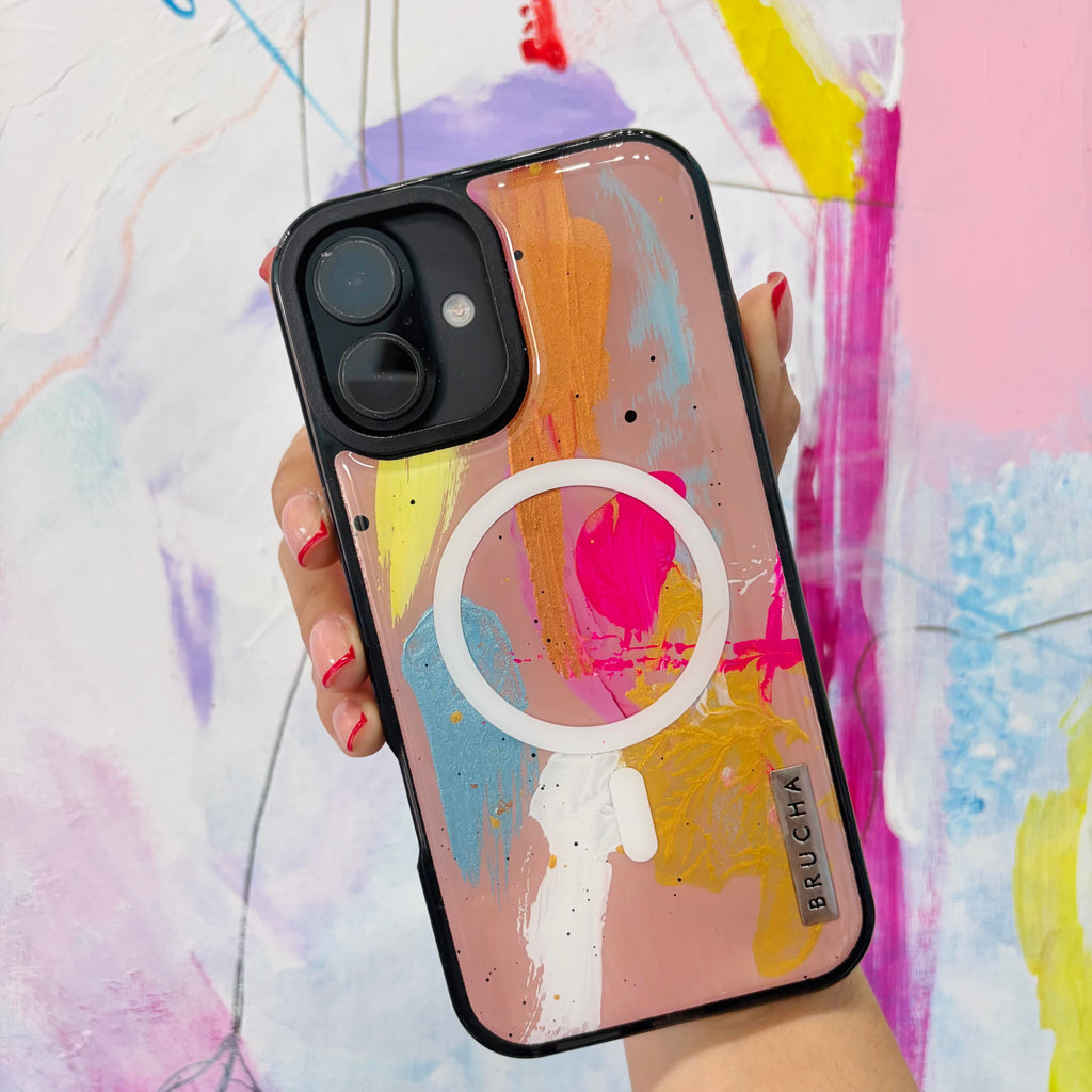 Funda ultra protectora pintada a mano para iPhone 16 Plus - Samao