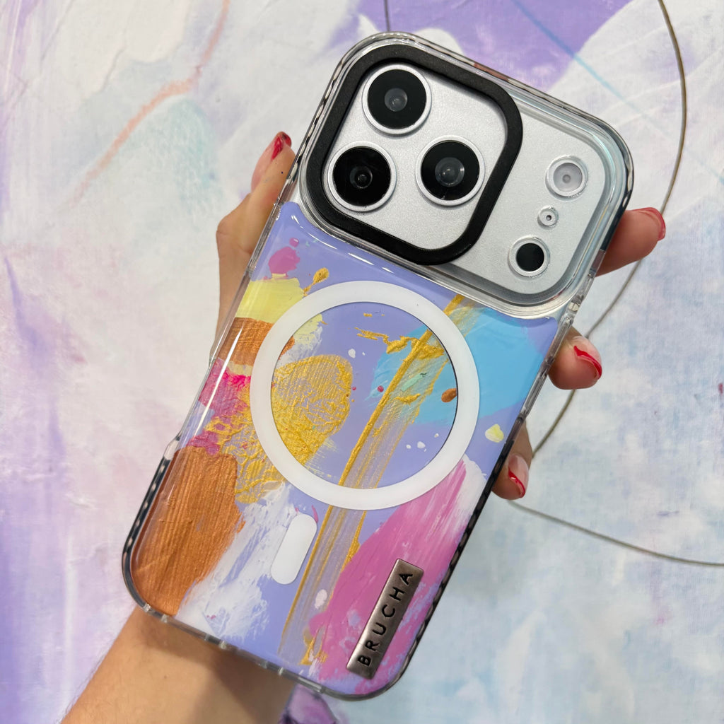 Funda Magsafe ultra protectora pintada a mano para iPhone 17 Pro - Timbu