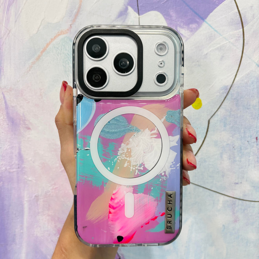 Funda Magsafe ultra protectora pintada a mano para iPhone 17 Pro - Brunei