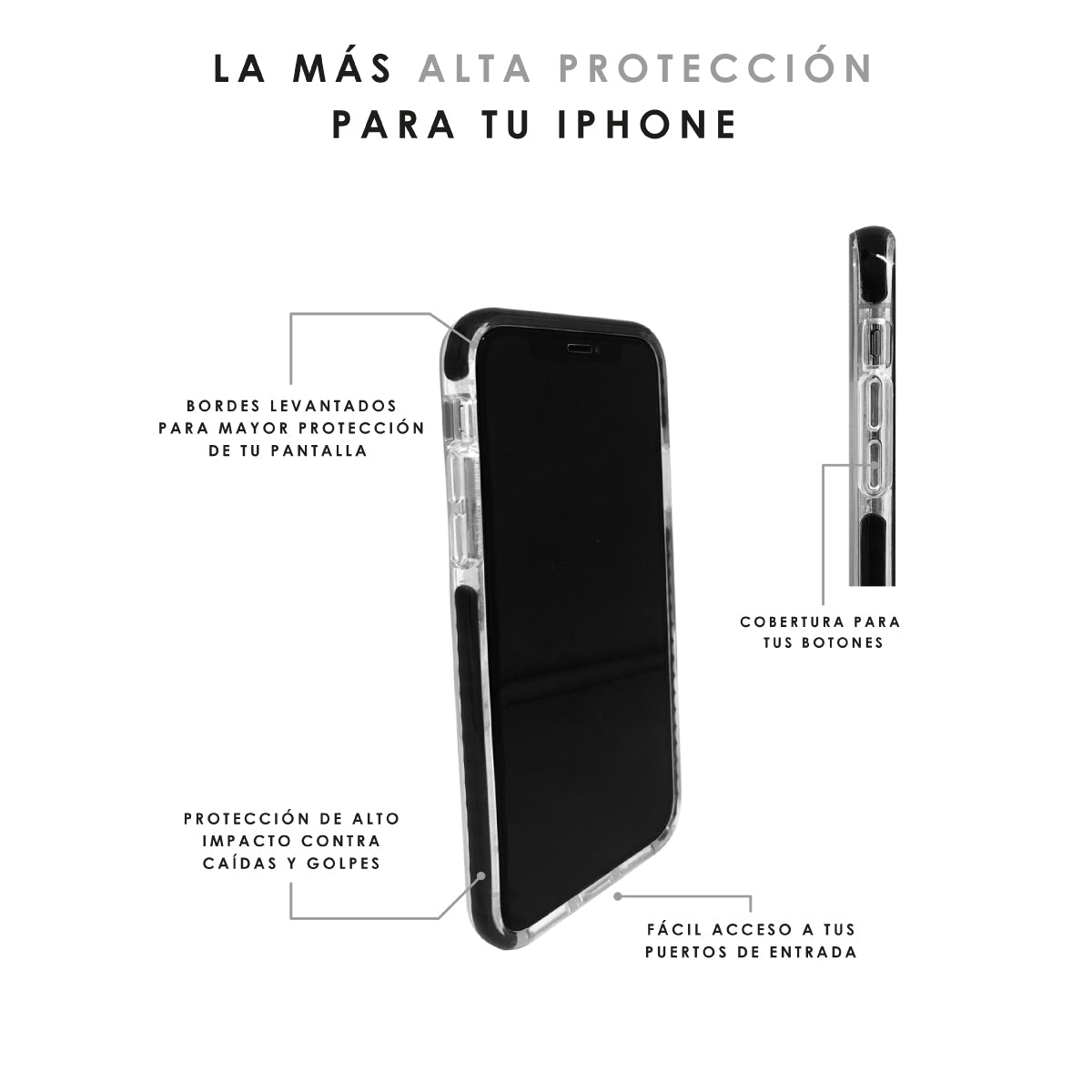 Funda ultra protectora pintada a mano para iPhone 15 - Clara