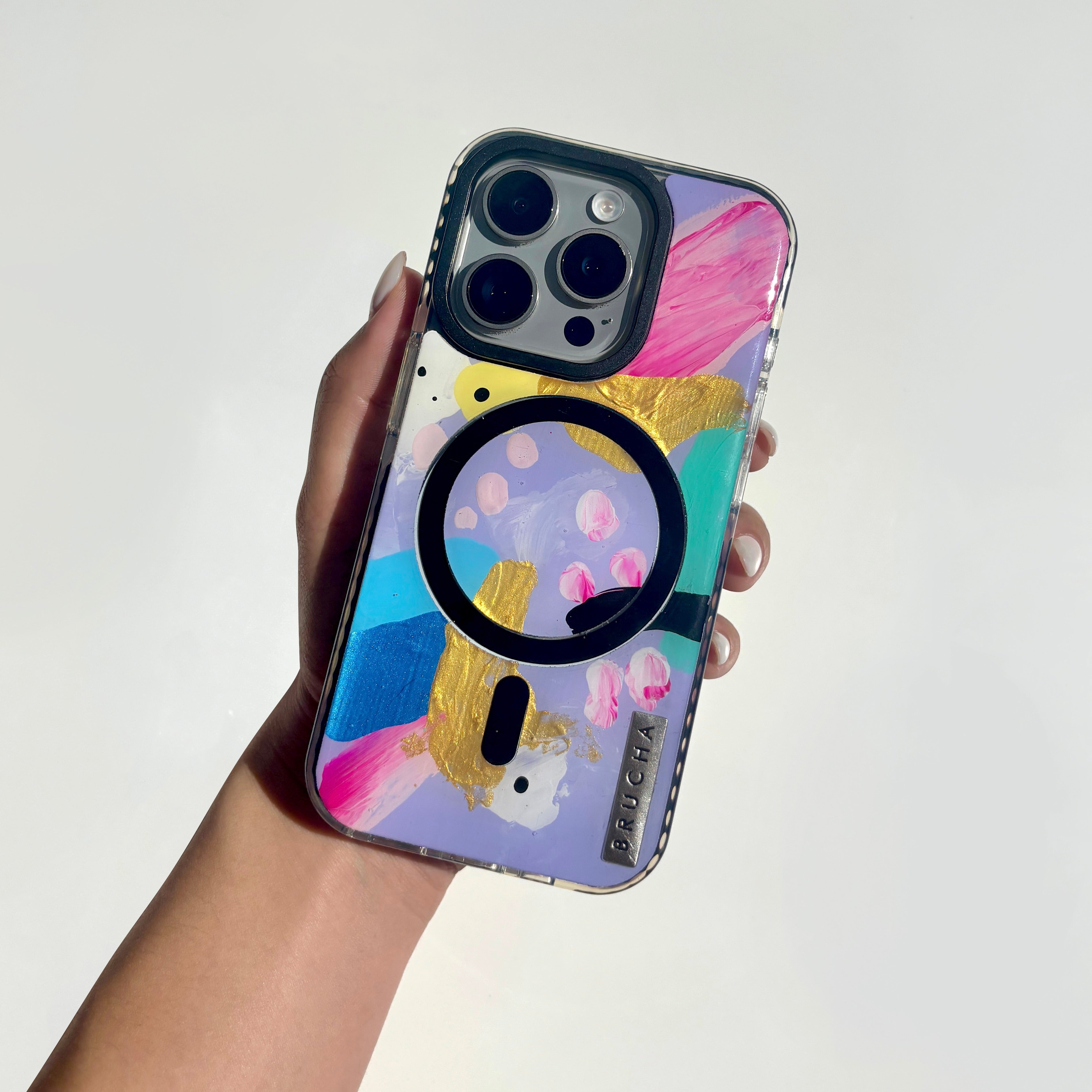 Lilac Magsafe - Pintada a mano