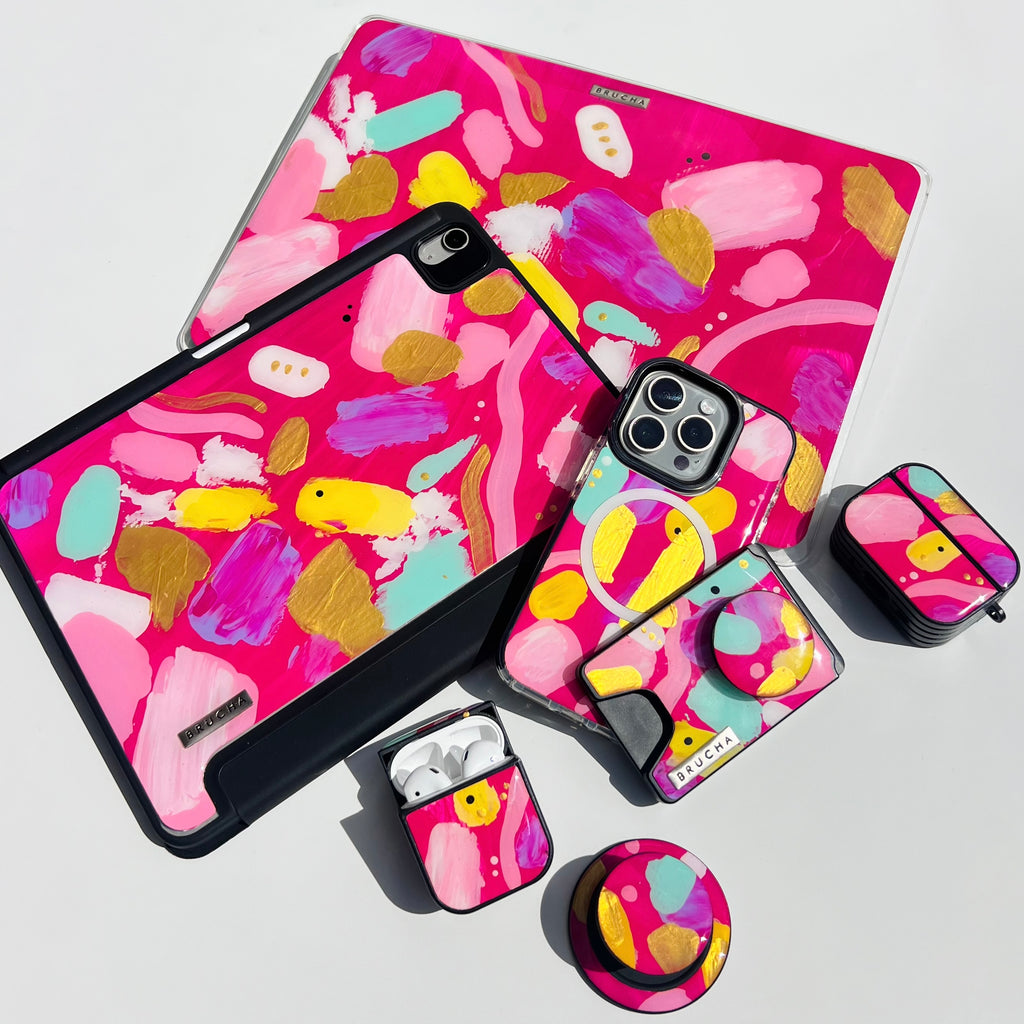 Cartera MagSafe con phone holder incluido handpainted - Alice